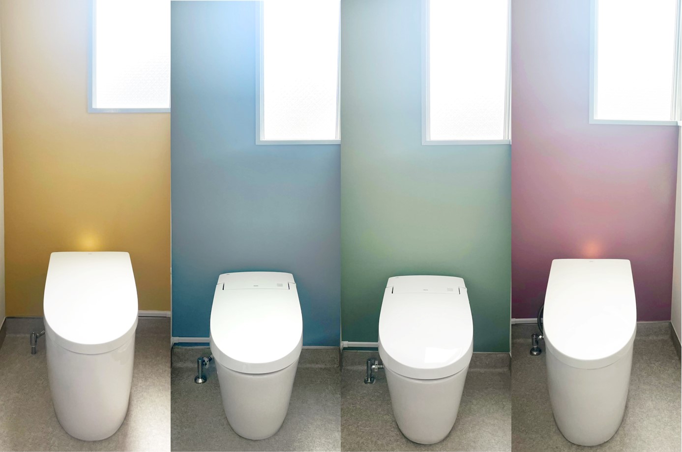 本社トイレの改装と階段照明の変更を行いました！