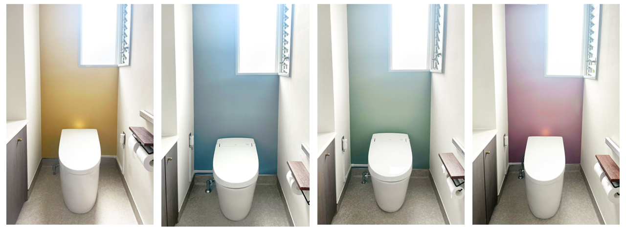 本社トイレの改装と階段照明の変更を行いました!
